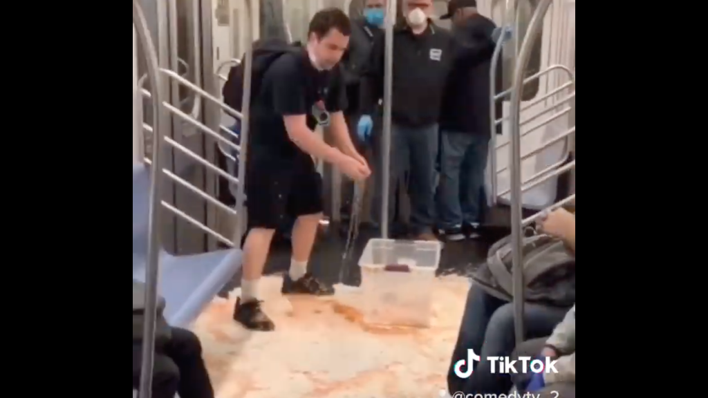 Outrage Over Man Pouring Cereal In Ny Subway Train For Tiktok Prank Trill Mag 5485
