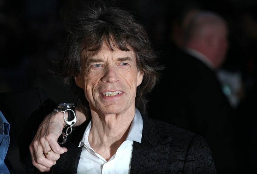Mick Jagger celebrates 80th birthday with hug from 6-year-old son