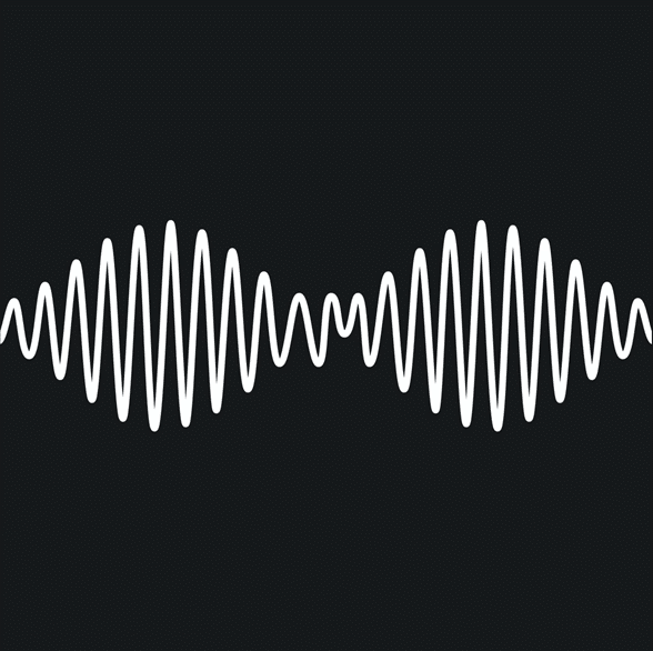 Image shows the cover of AM by Arctic Monkeys