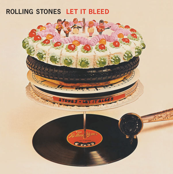 Image shows the cover of The Rolling Stones album Let It Bleed.