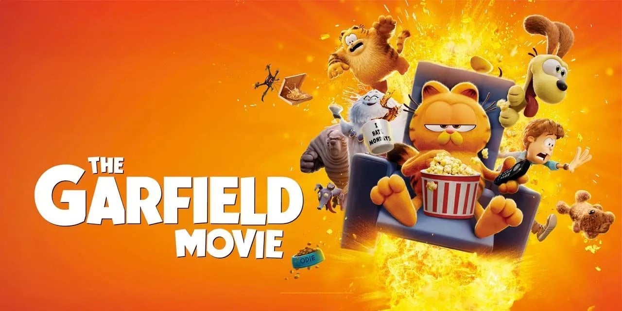 The poster for The Garfield Movie.