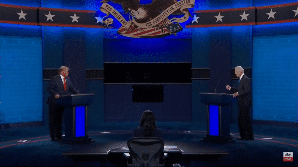 Trump and Biden have just entered the stage to start the Final Debate of 2020.