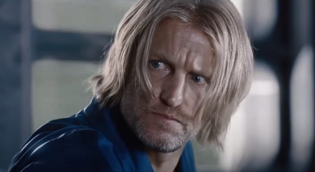Woody Harrelson as Haymitch Abernathy in "The Hunger Games". Credit: Lionsgate
