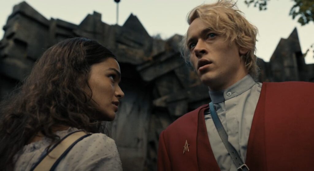 Rachel Zegler and Tom Blyth in "The Hunger Games: The Ballad of Songbirds and Snakes". Credit: Lionsgate