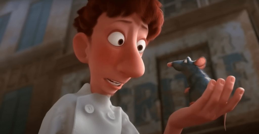 Rémy et Linguini dans le film Ratatouille